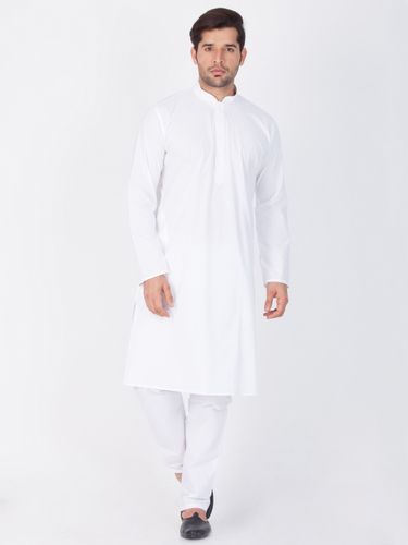Modern White Kurta Pajama