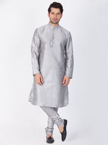 Trendy Look Grey Kurta Pajama For Men