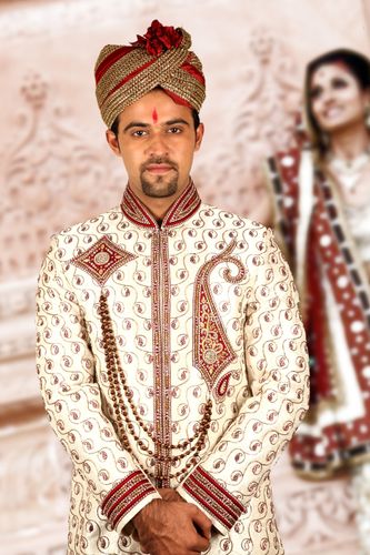 Royal White Sherwani BL2037
