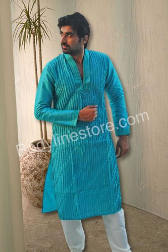 High Fashion Cool Blue Kurta BL4034