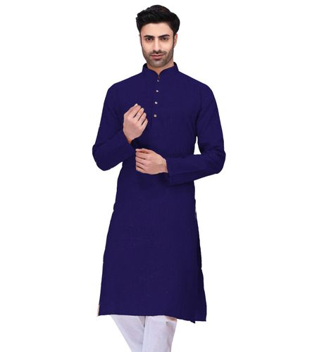 Beautiful Navy Blue Cotton Kurta
