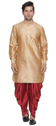 Pathani Style Chiku Kurta With Dhoti