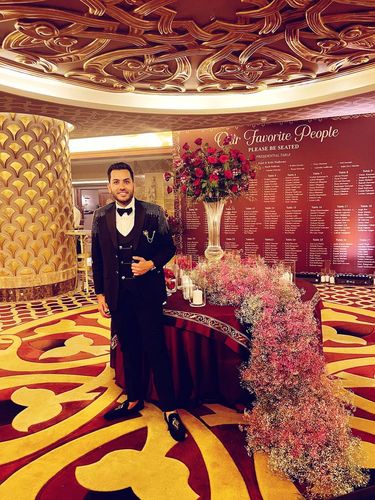 Stylish Handwork Black Color 5 Piece Tuxedo