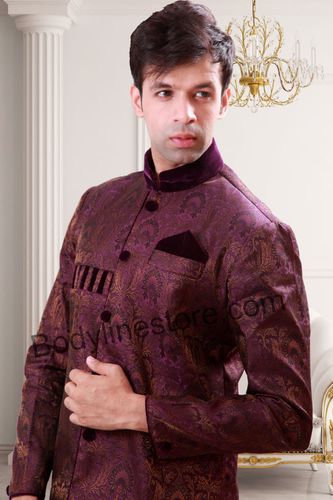 Velvet Work Indo Western Sherwani BL1047