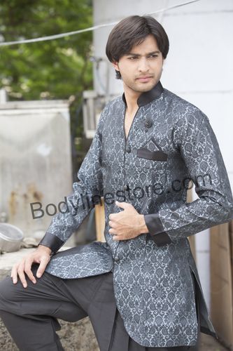 Grey Kurta Pajama BL1058