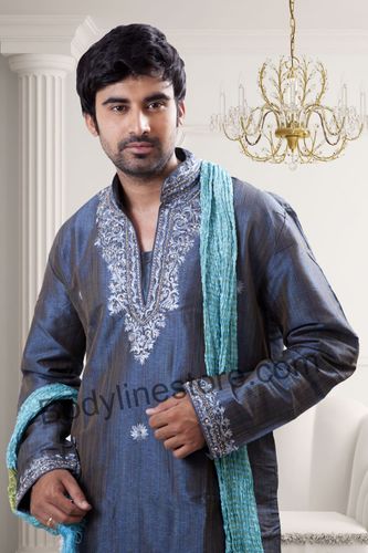 Dark Blue Kurta Pajama BL4048
