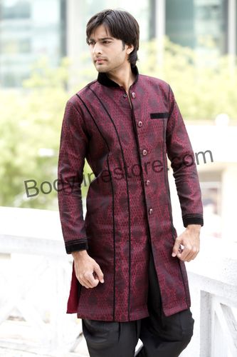 Maroon Kurta Pajama BL1046