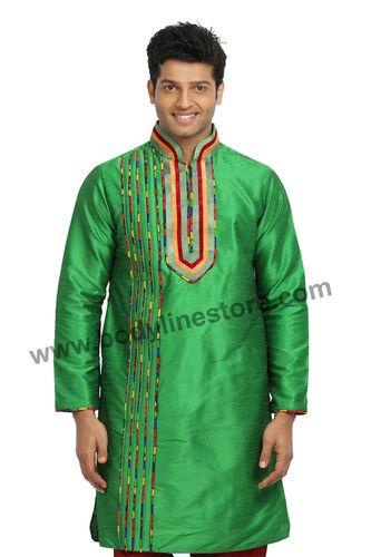 Green Kurta Pajama RK4050