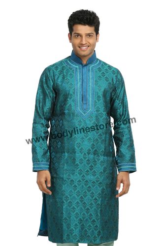 Blue Kurta Pajama RK4090