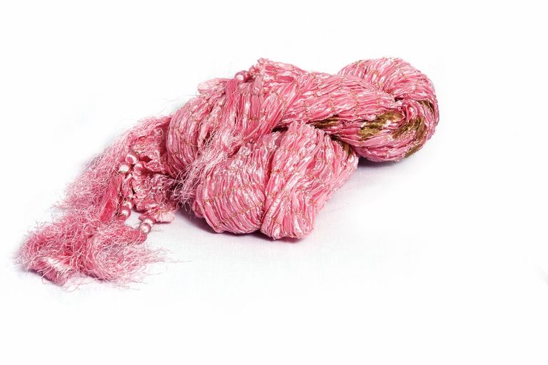 Ethnic Pink Simple Khesh Stole