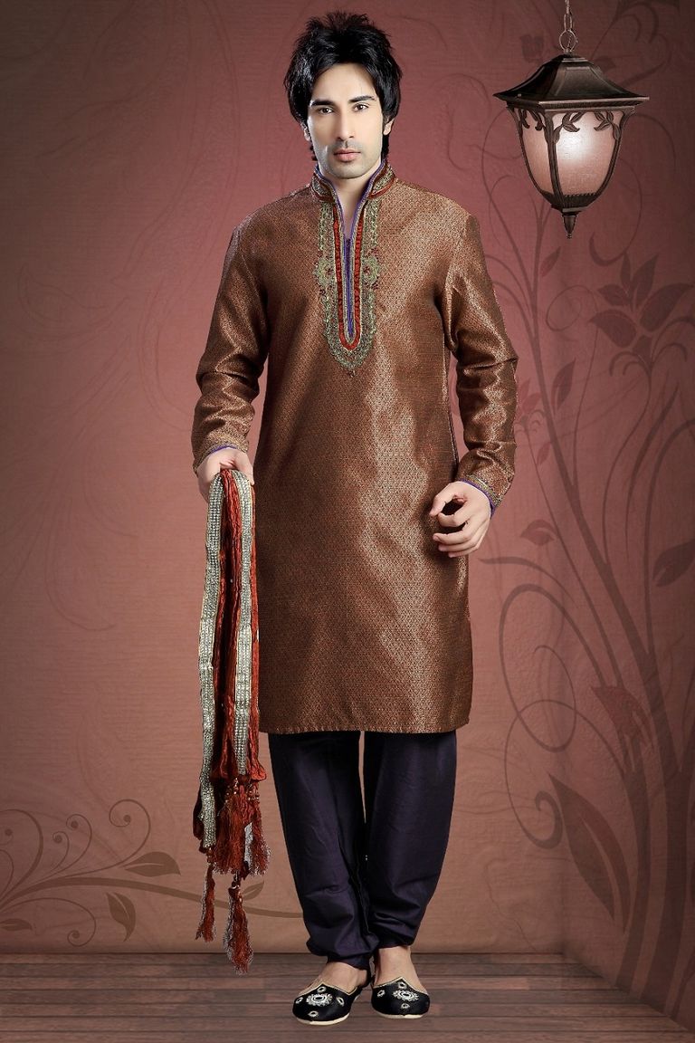 Brown Color Beautiful Kurta Payjama
