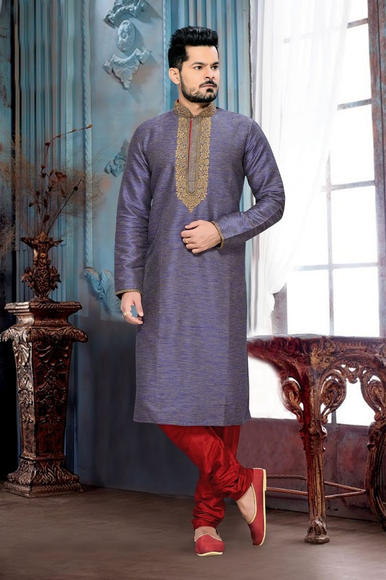 Exclusive Lavender Color Kurta Payjama