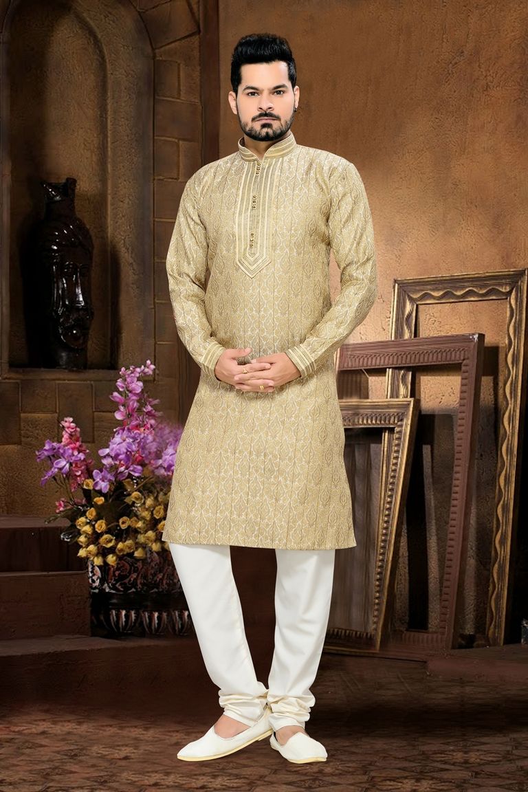 Cream Fabulous Kurta Payjama