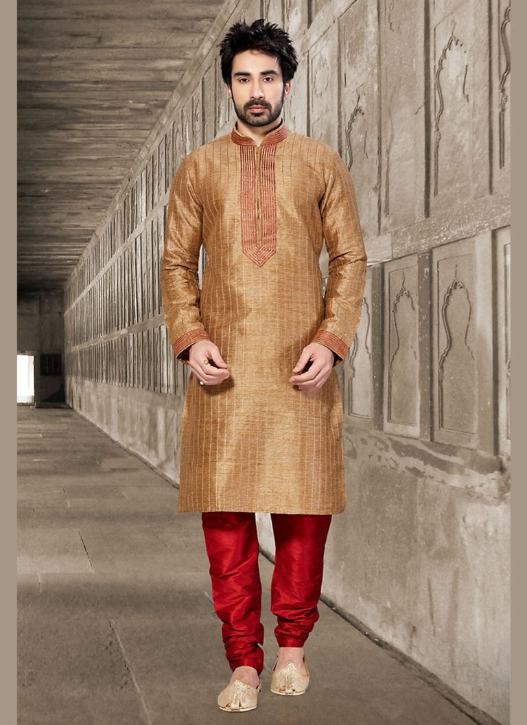 Brown Lavish Kurta Payjama