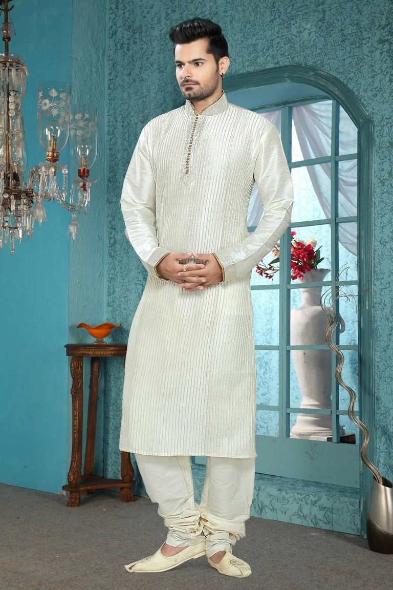 Brown Color Unique Look  Kurta Payjama