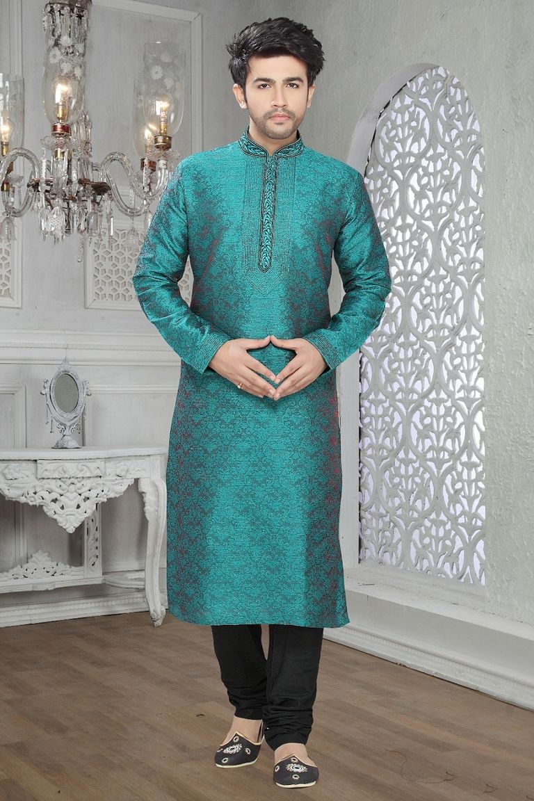 Blue Color Exquisite Kurta Payjama