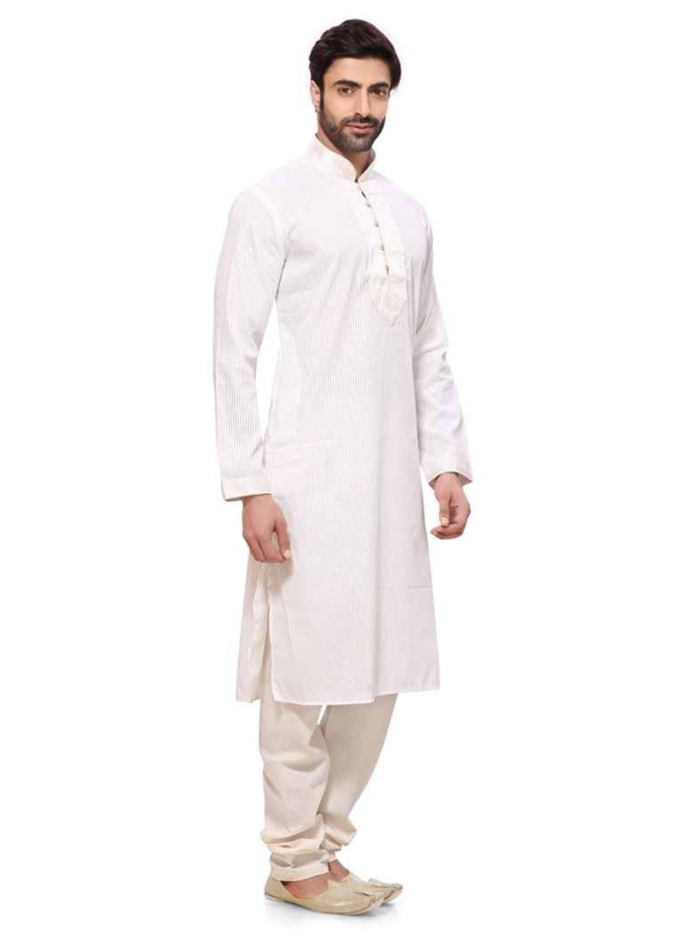 Mens White Kurta Payjama