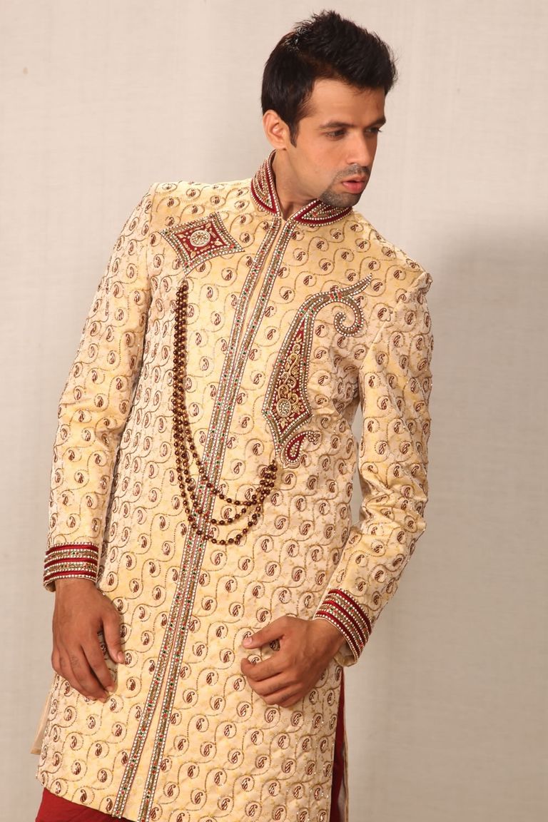 Royal Golden Sherwani BL2008