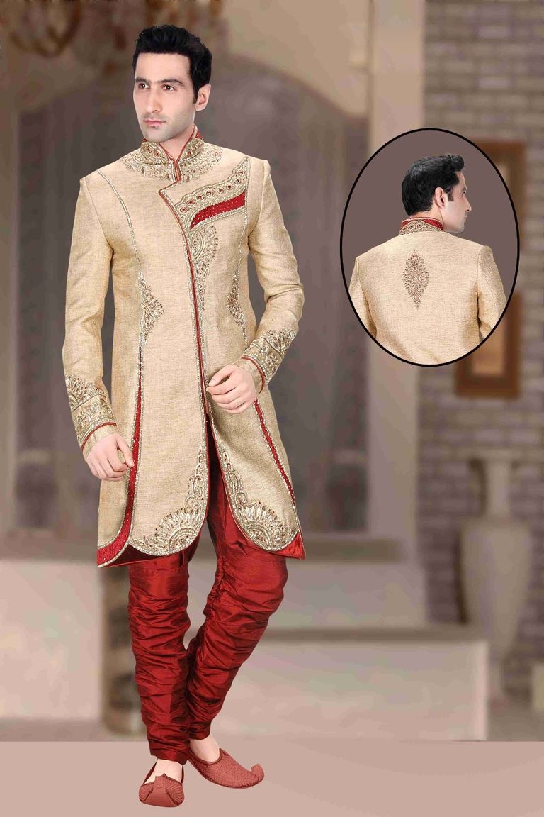 Amazing Brown Color Sherwanifor Wedding