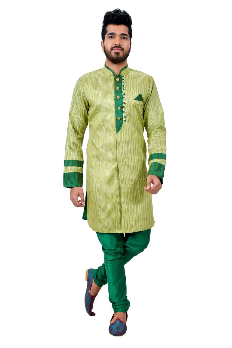 Kiwi Artsilk Indowestern Sherwani