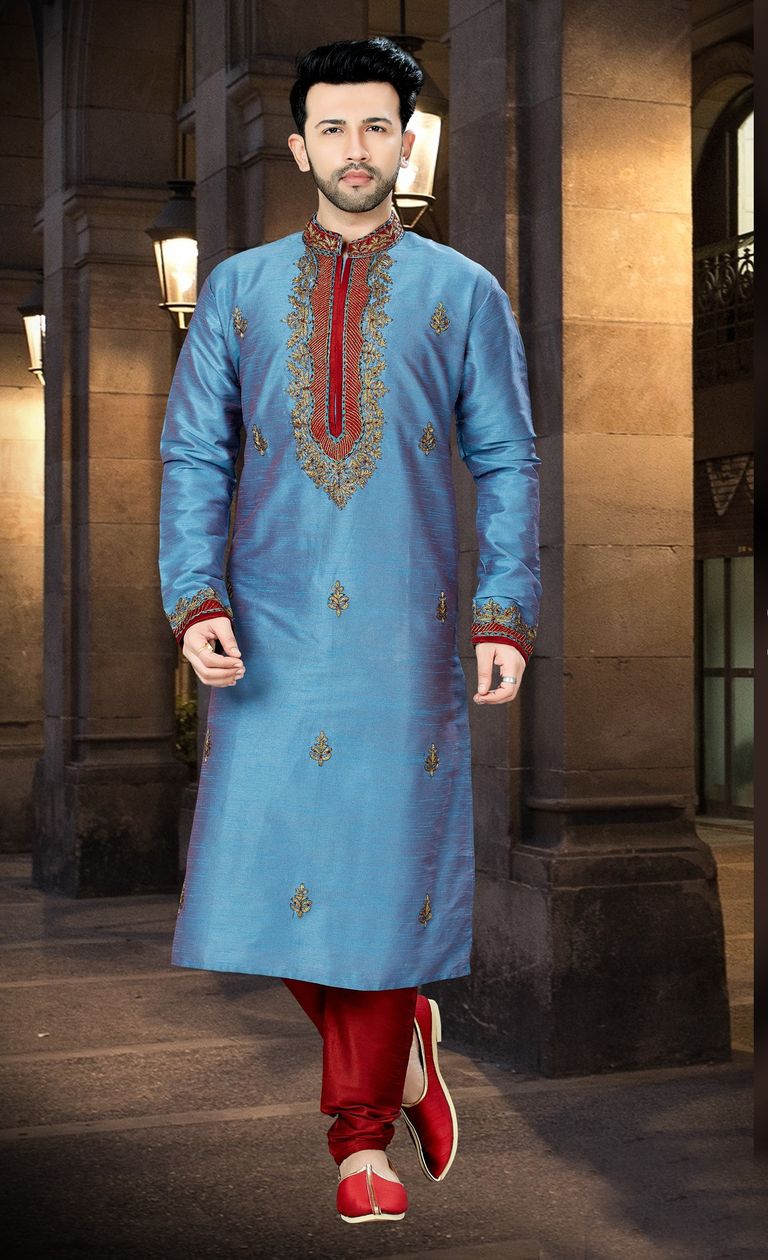 Online Chudidar Wedding Collection Kurta For Men