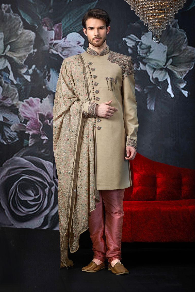 Unique Design Wedding Sherwani