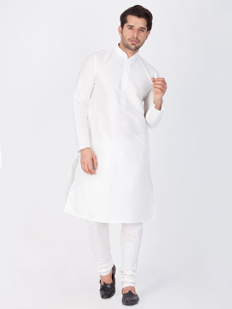 Perky And Fancy White Kurta Pajama