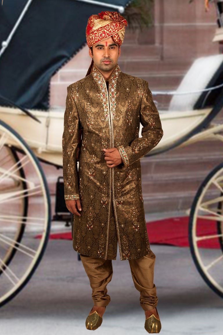 Modish Copper Sherwani BL2040