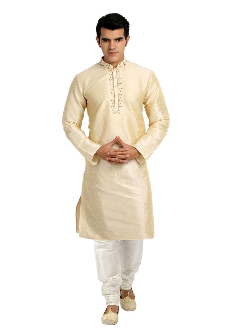 Cream Kurta Pajama BL40622