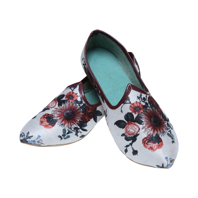 Floral Wedding Mojri For Men
