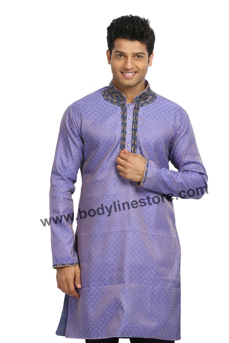 Lavender Kurta Pajama RK4078