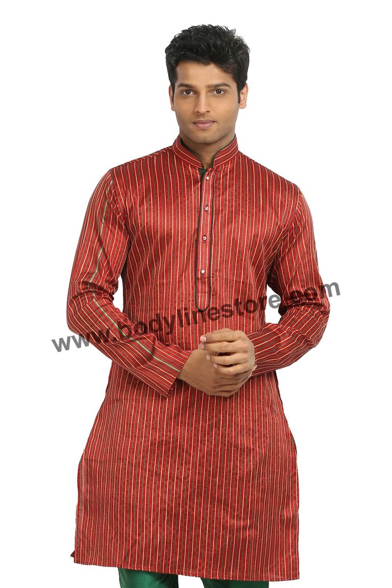 Pinstripes Kurta Pajama RK4091