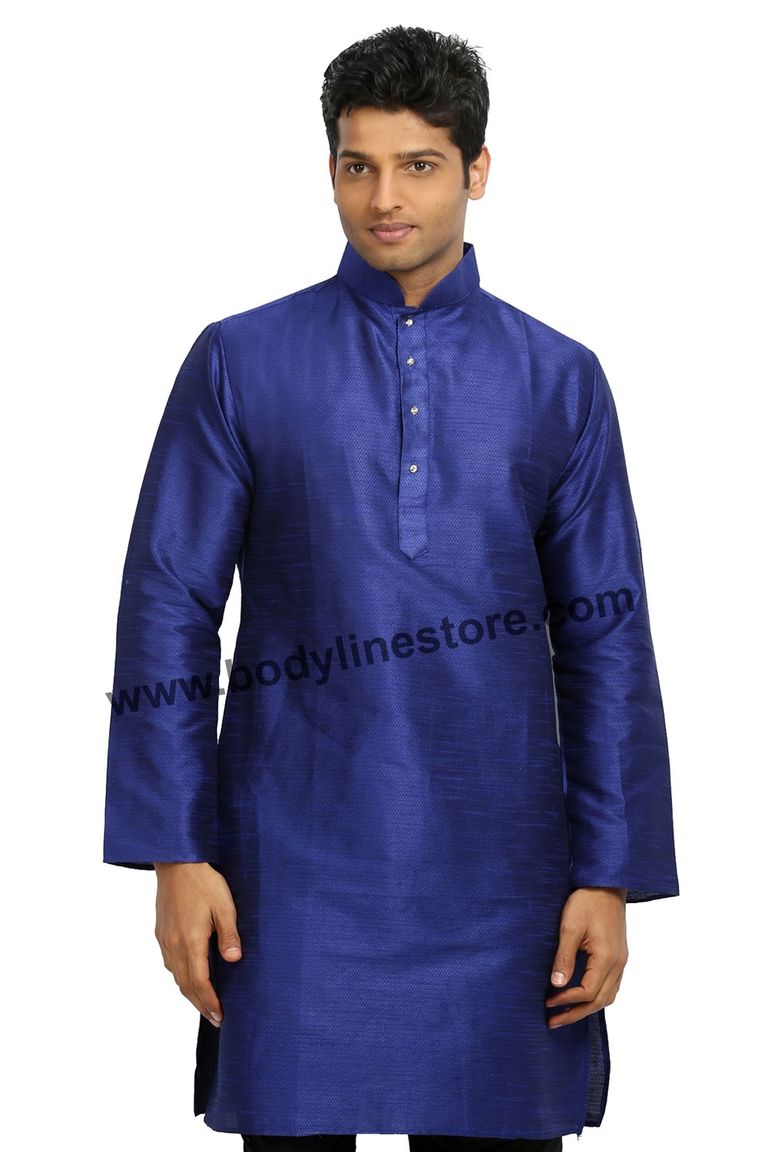 Violet Silk Kurta RK4119