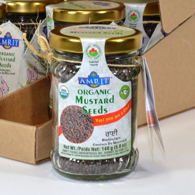 Organic Mustard Seeds (Black)