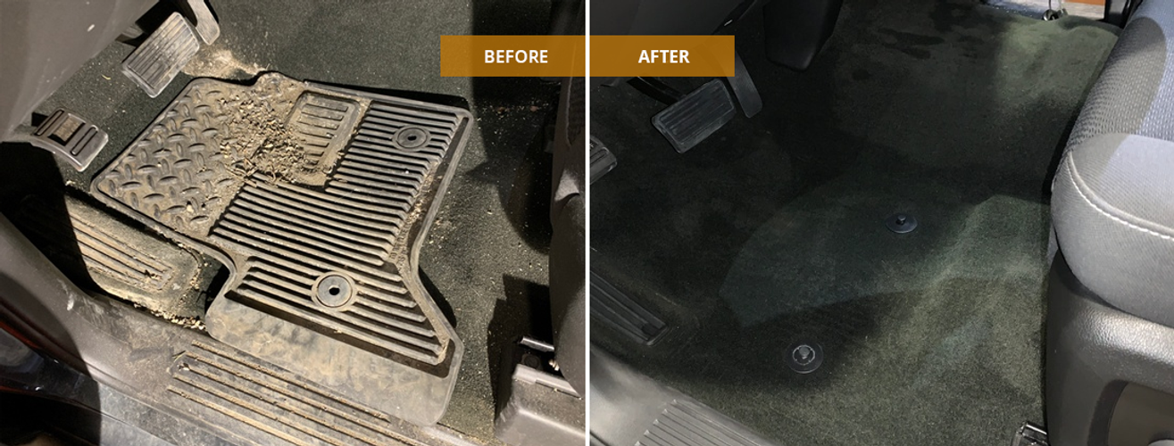 Before and After Complete Vehicle Detailing Services Calgary by Dignity Detailing