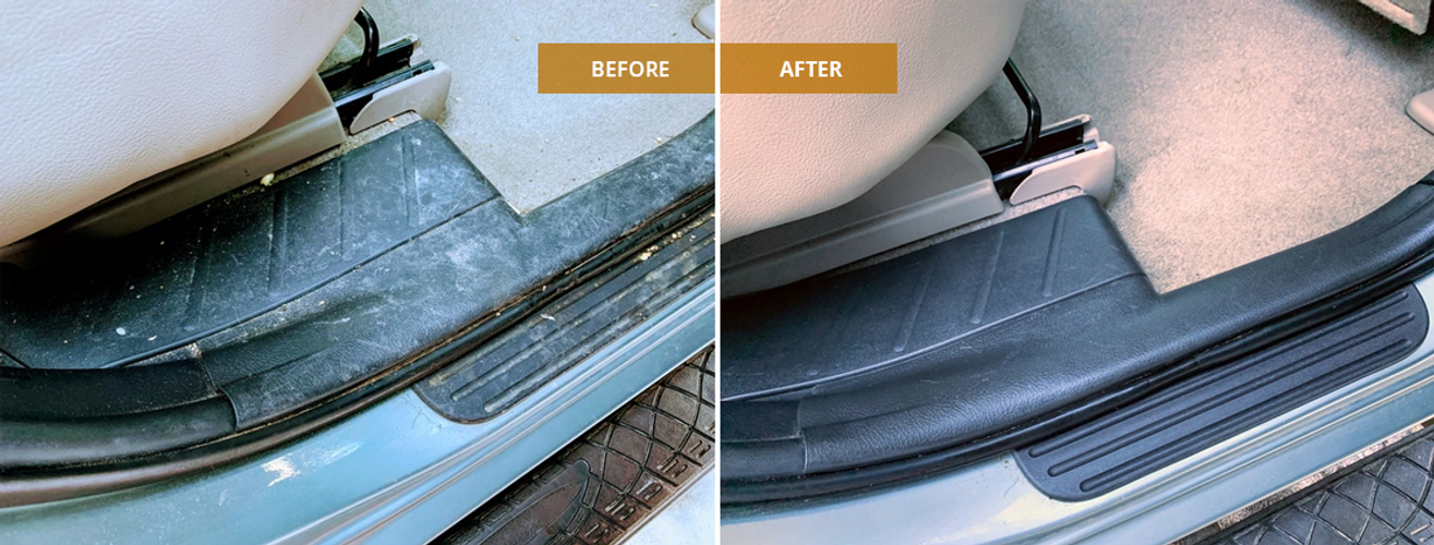 Before and After Car Cleaning Calgary by Dignity Detailing