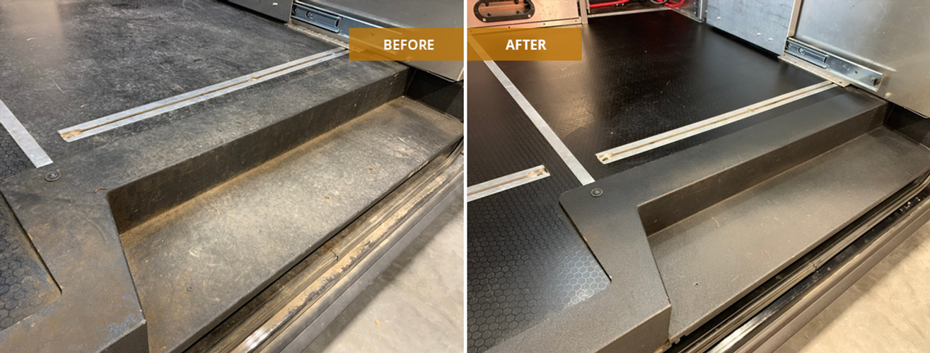 Before and After Calgary Truck Detailing Services by Dignity Detailing