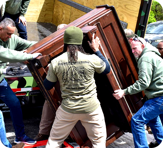 With our friendly and efficient residential junk removal services you will have more space and a tidier home