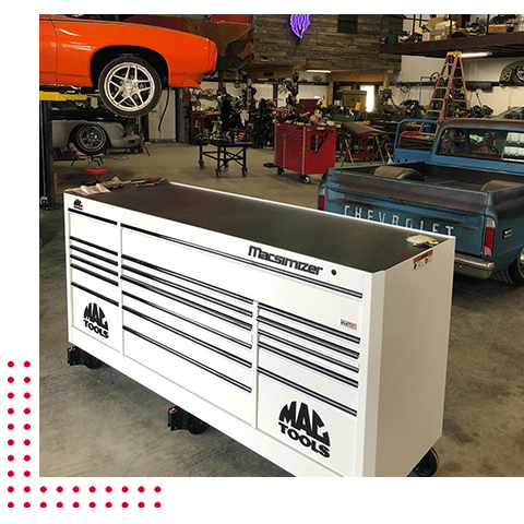 Our Mac Tool Distributor offer Personalised advice and on-site support to shop owners for buying mechanic tools