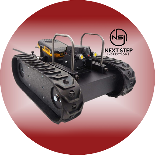 Next Step Inspections provide Crawl Space Inspection Robot for thorough evaluation to identify any potential issues