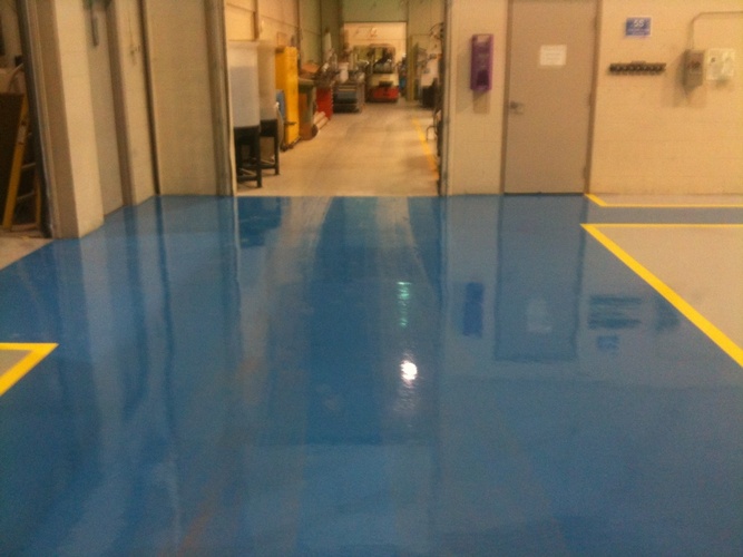 Smooth and Glossy Epoxy Coating Services for a polished finish by QPX Canada