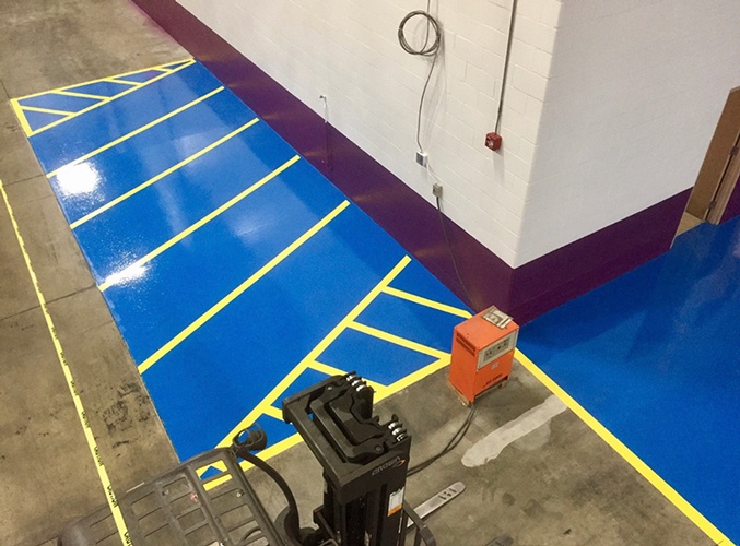 Professional Line Marking for optimized workflow and inventory management by QPX Canada