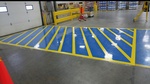 Seamless Warehouse Line Painting for clear and defined pathways by QPX Canada