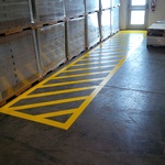 Compliant Line Markings for warehouse safety regulations and standards by QPX Canada