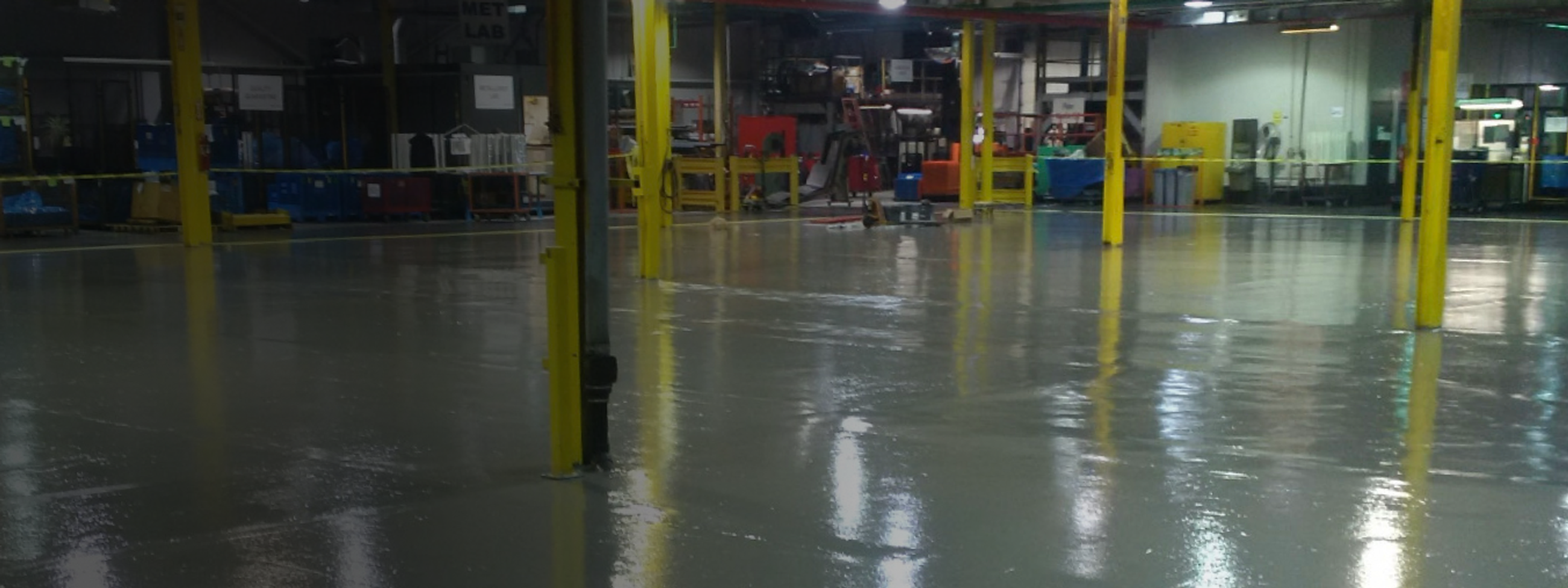 Contact QPX Canada for Epoxy Coating, Flooring, Epoxy Concrete Repairs, Warehouse Line Painting in GTA