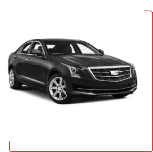 Experience a sleek and stylish ride with our Black Sedan for ground transportation in New York
