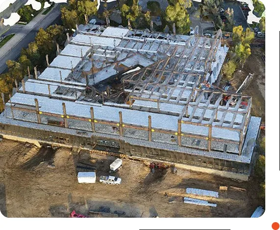 Utilizing visual insights from drones, construction professionals effectively monitor the progress of their projects