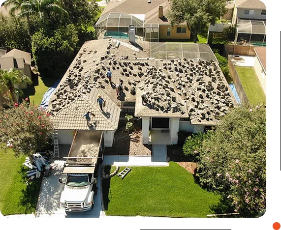Lite Wing's roof inspection services utilize drone technology to provide comprehensive and detailed conditions of the roof