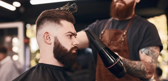 Elevate your style with Lanka Salon & Spa combined Hair and Beard Styling in Brampton, Mississauga