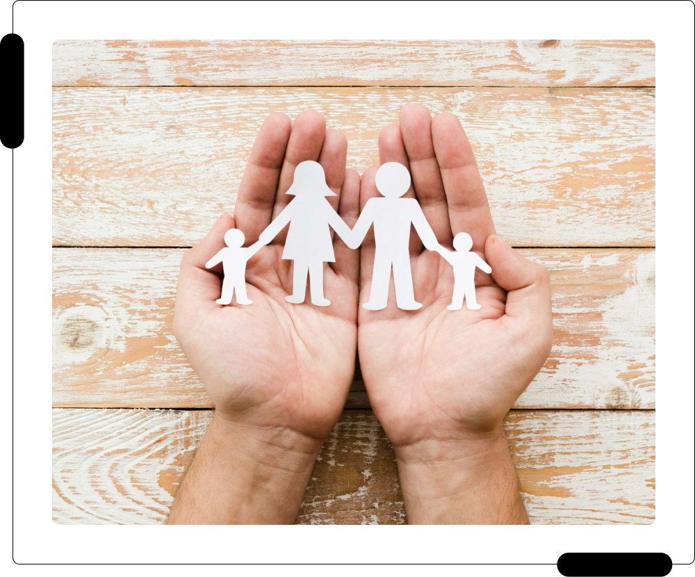 Family protection insurance guarantees your loved one's financial security for the long term, bringing peace of mind